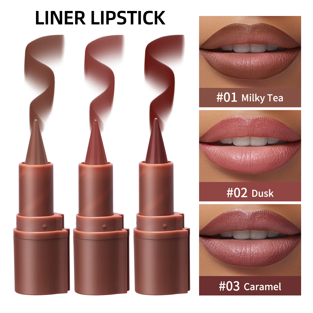 Matte Velvet Lip Tint Long Lasting - 5 Shades Gradient Lip Crayon Matte