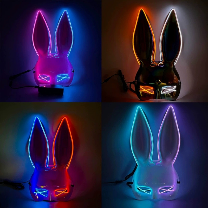 Led Light Therapy Face Mask - Glowing Bunny Girl Led Light Up