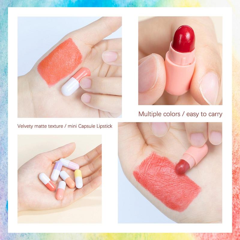 Mini Lipstick Set 6pcsWaterpro - Matte Velvet Lip Tint Long Lasting ulasan dan harga
