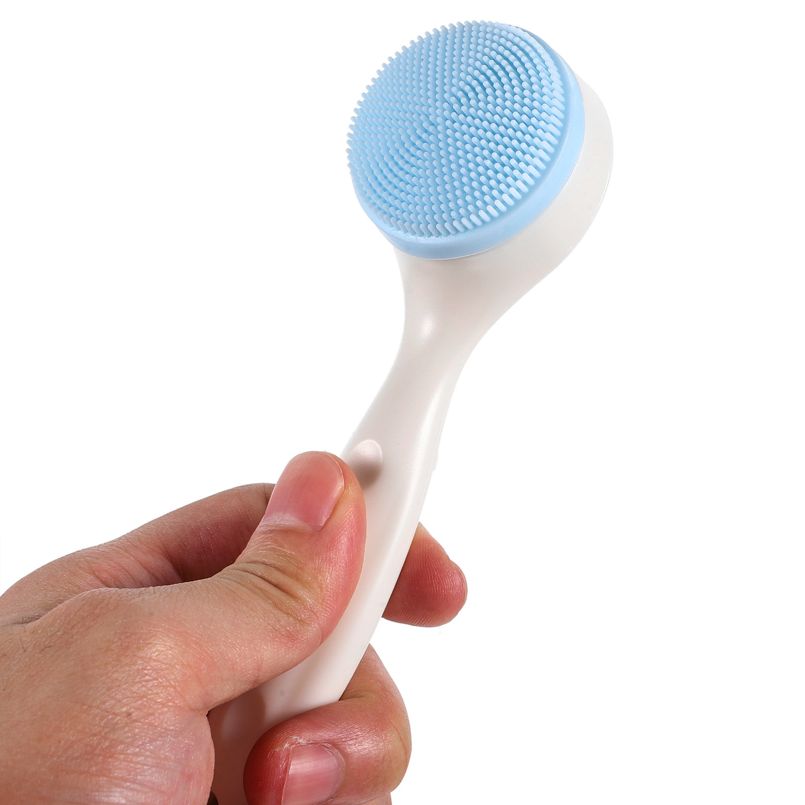 2Pcs Facial Brush Silicone Fac - Silicone Face Scrubber Electric ulasan dan harga