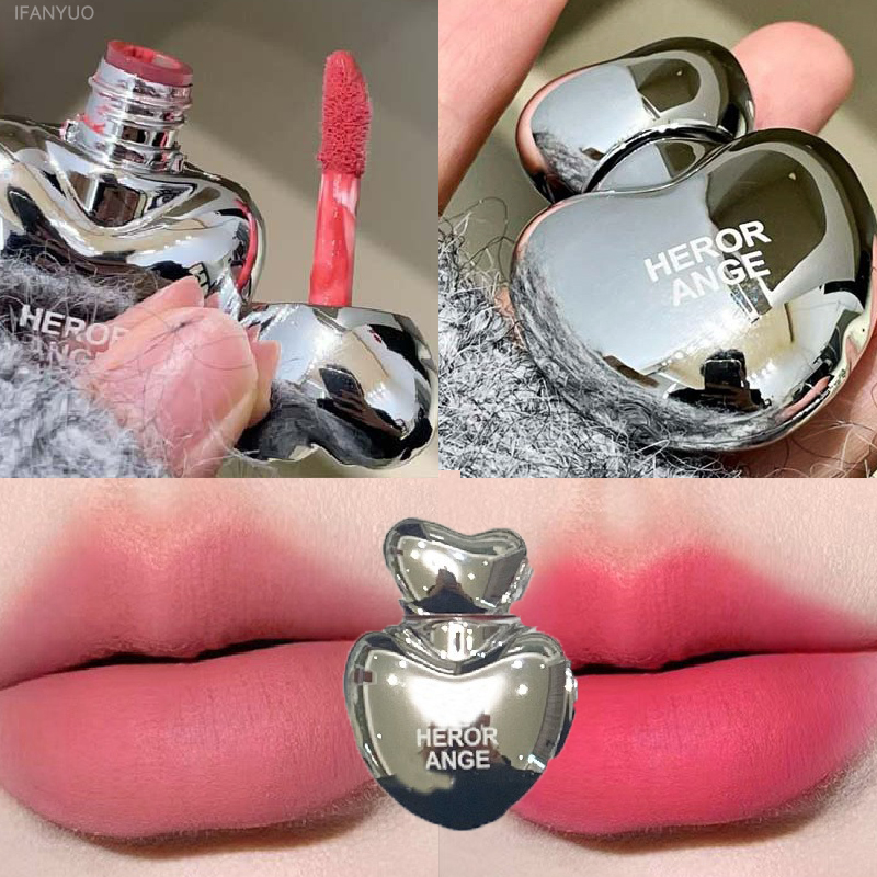 Peach Heart Silky Matte Lipsti - Matte Velvet Lip Tint Long Lasting ulasan dan harga