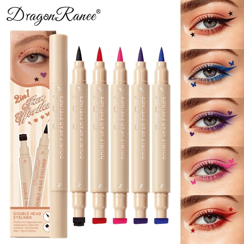 Double-Ended Stamp Eyeliner Co - Waterproof Liquid Eyeliner Pen ulasan dan harga
