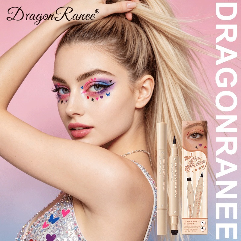 Double-Ended Stamp Eyeliner Co - Waterproof Liquid Eyeliner Pen ulasan dan harga