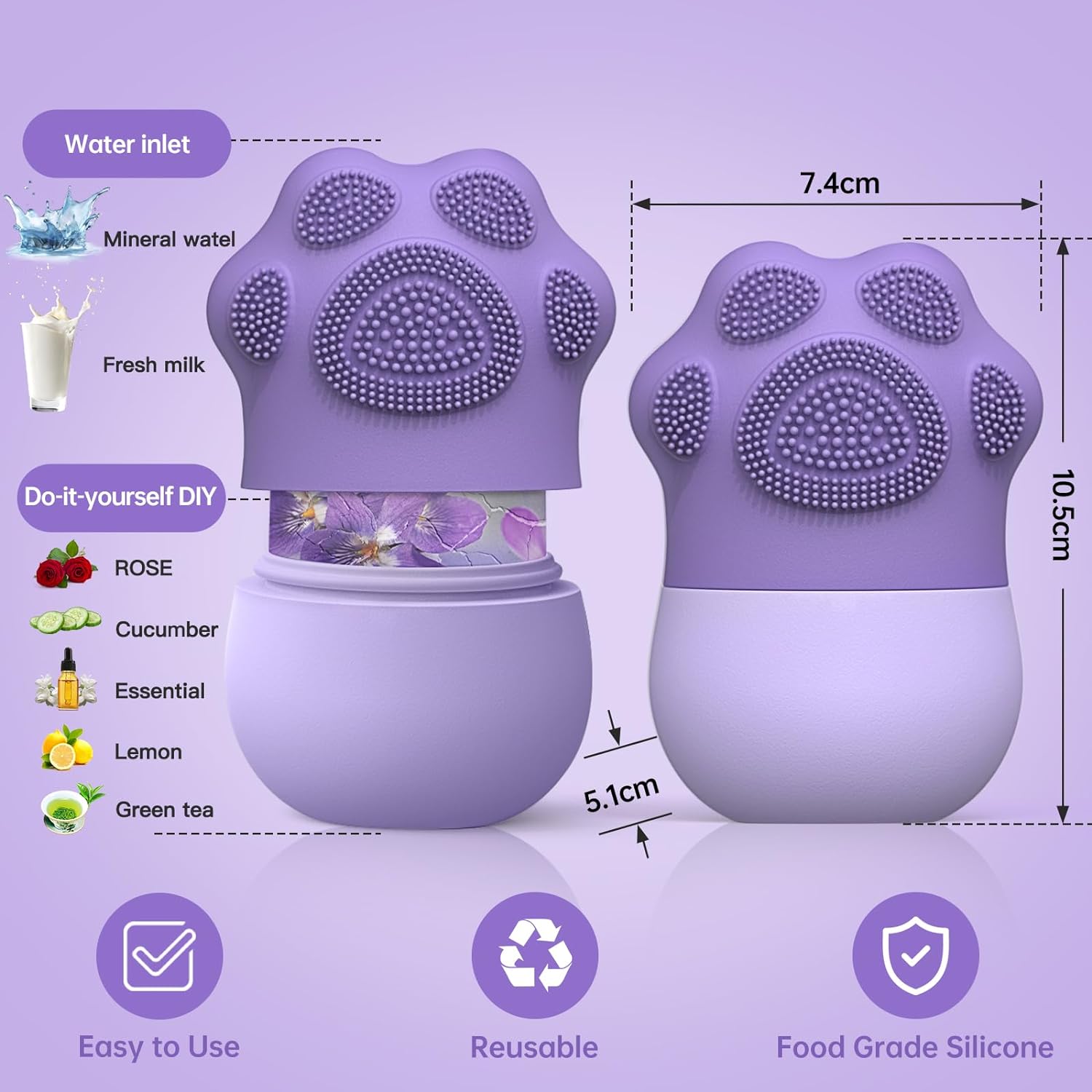 Facial Ice Roller for Skin Car - Face Ice Roller Puffiness ulasan dan harga