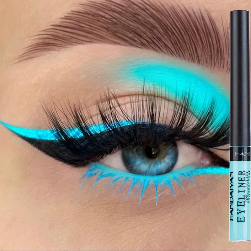 12 Colors Colorful Liquid Eyel - Waterproof Liquid Eyeliner Pen ulasan dan harga