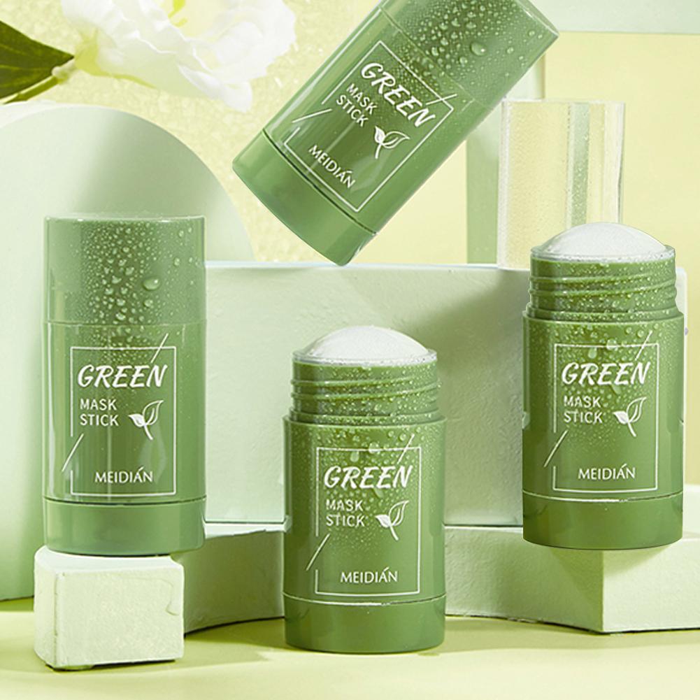 Solid Green Tea Facial Mask St - Green Tea Cleansing Clay Mask ulasan dan harga