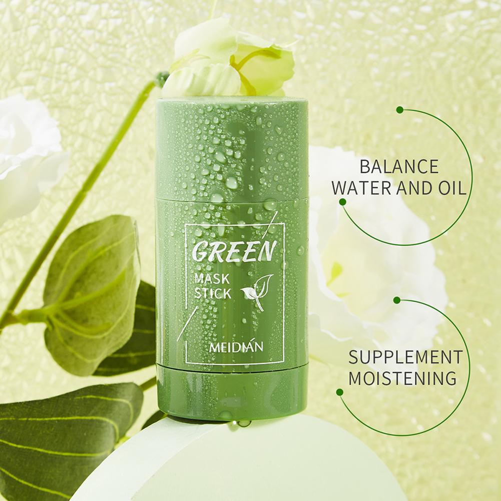 Solid Green Tea Facial Mask St - Green Tea Cleansing Clay Mask ulasan dan harga