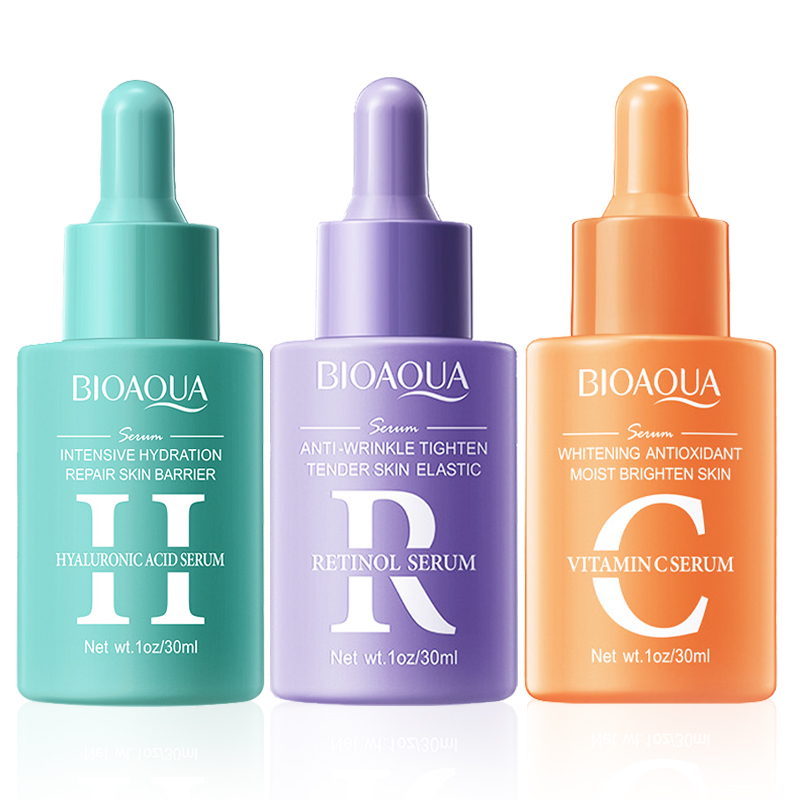 1/3pcs BIOAQUA Vitamin C Retin - Hyaluronic Acid Facial Serum ulasan dan harga