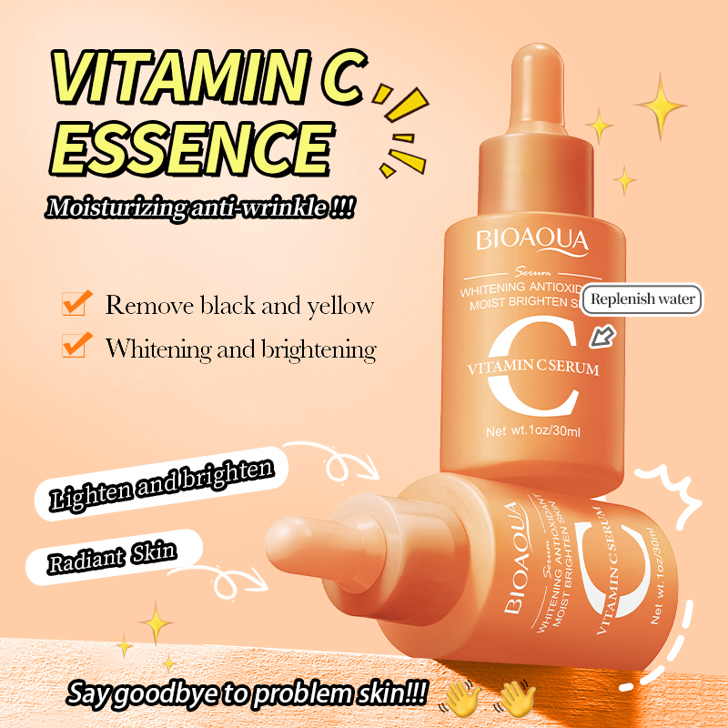 1/3pcs BIOAQUA Vitamin C Retin - Hyaluronic Acid Facial Serum ulasan dan harga