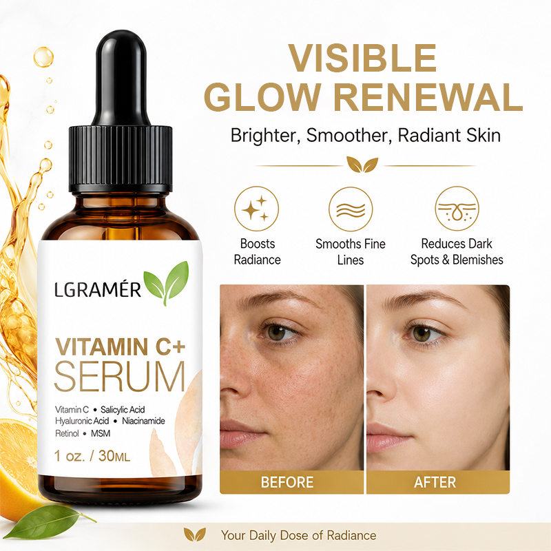 Vitamin C+ Facial Serum With H - Hyaluronic Acid Facial Serum ulasan dan harga