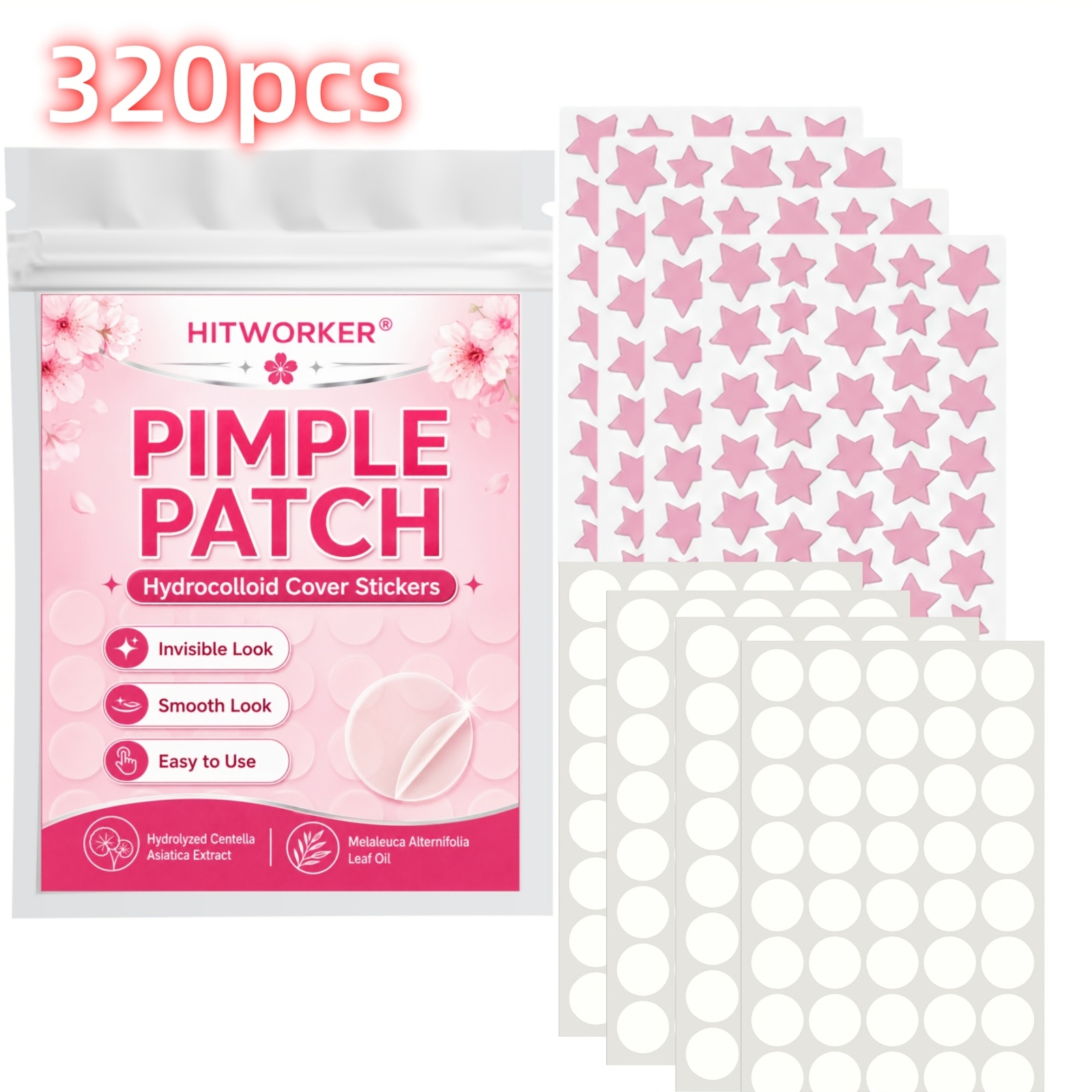 320PCS Invisible Hydrocolloid  - Hydrocolloid Pimple Patch ulasan dan harga