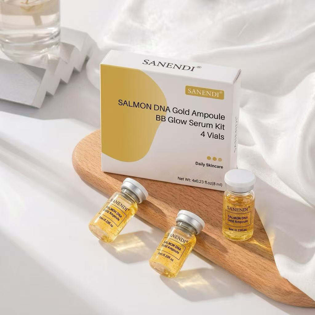 4/12Vials Salmon DNA Serum BBG - Hyaluronic Acid Facial Serum ulasan dan harga