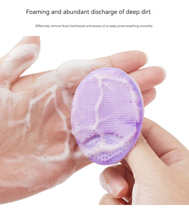 Silicone Face Scrubber Facial  - Silicone Face Scrubber Electric ulasan dan harga