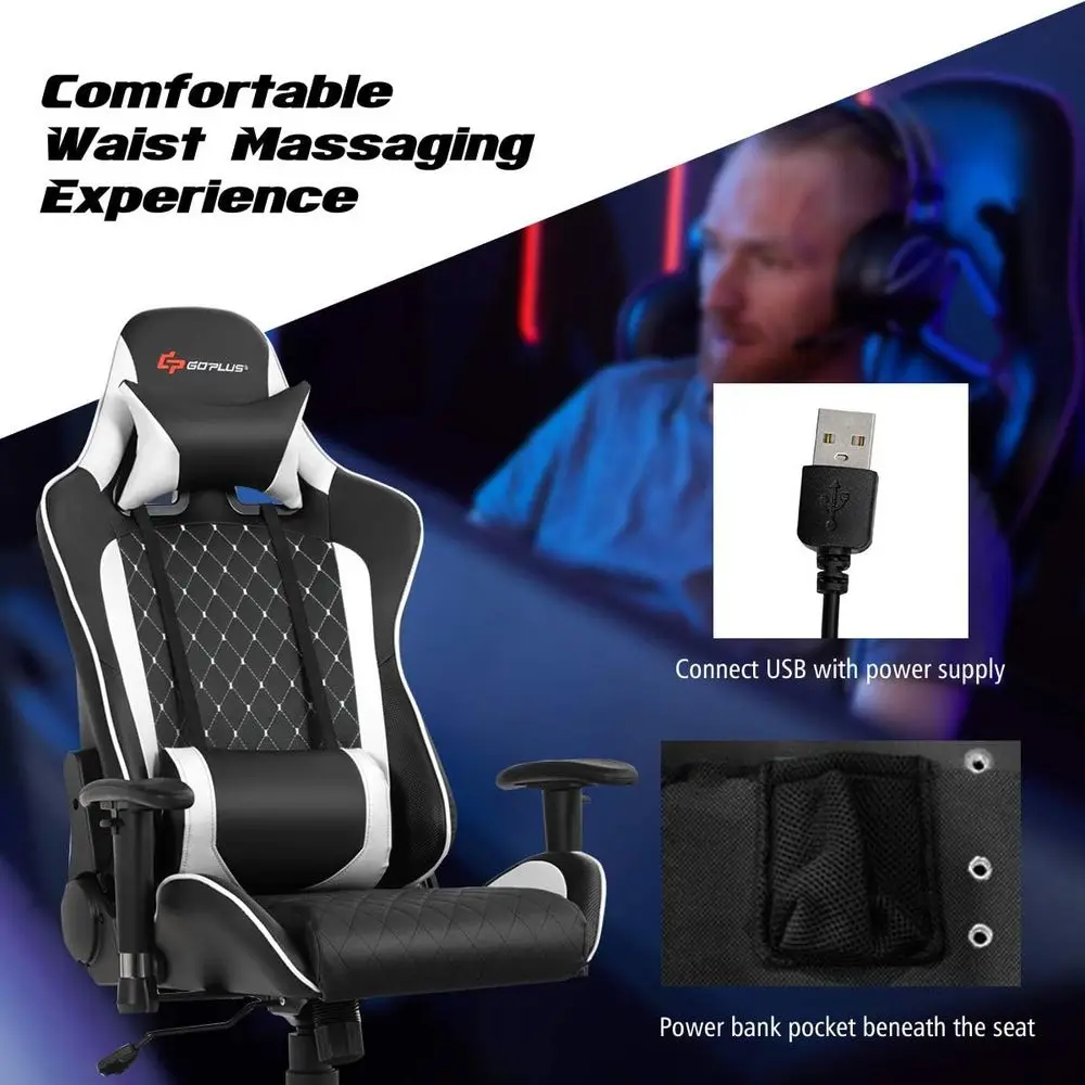 Ergonomic Adjustable Gaming Re - Massage ulasan dan harga
