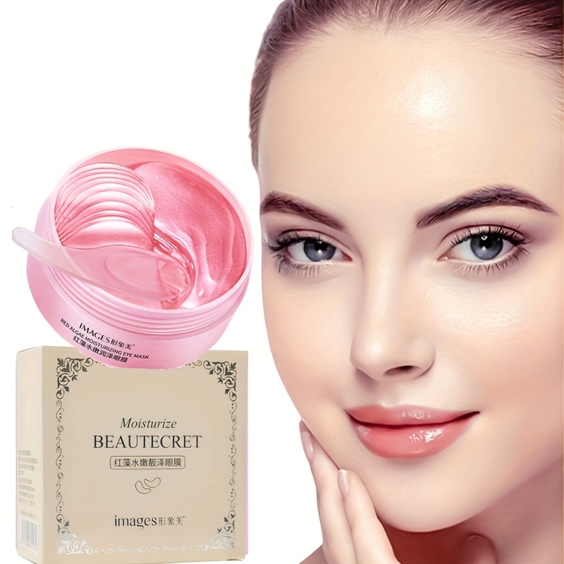 60 Pieces of Red Algae Eye Mas - Collagen Under Eye Patches ulasan dan harga