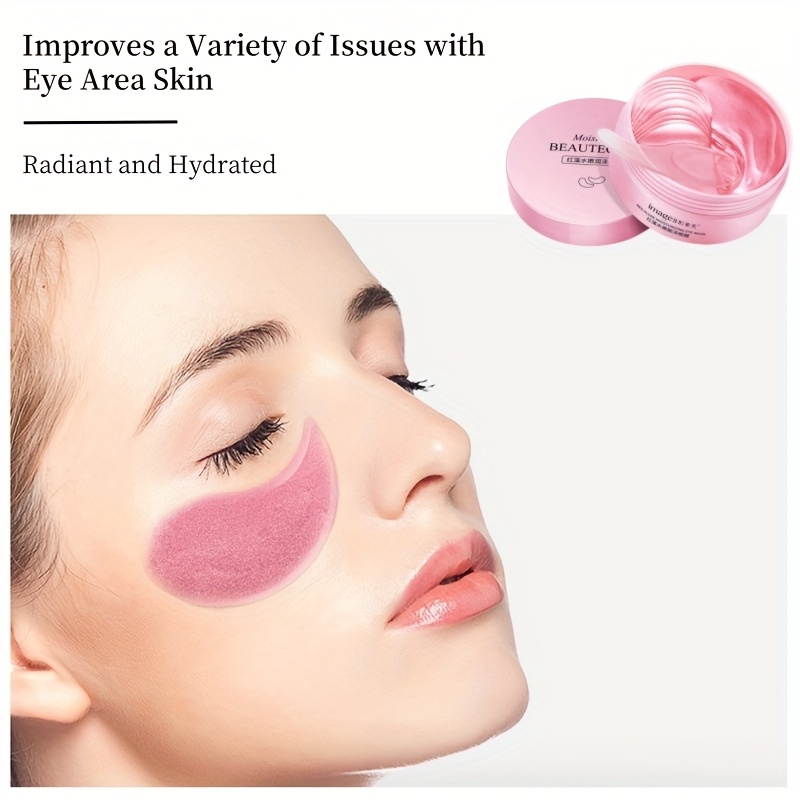 60 Pieces of Red Algae Eye Mas - Collagen Under Eye Patches ulasan dan harga
