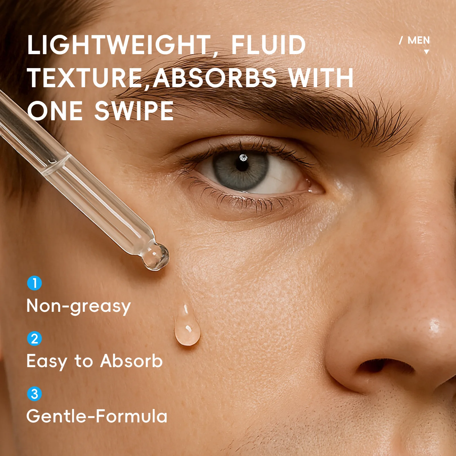 Mens 30ml Facial Serum Hydrati - Hyaluronic Acid Facial Serum ulasan dan harga
