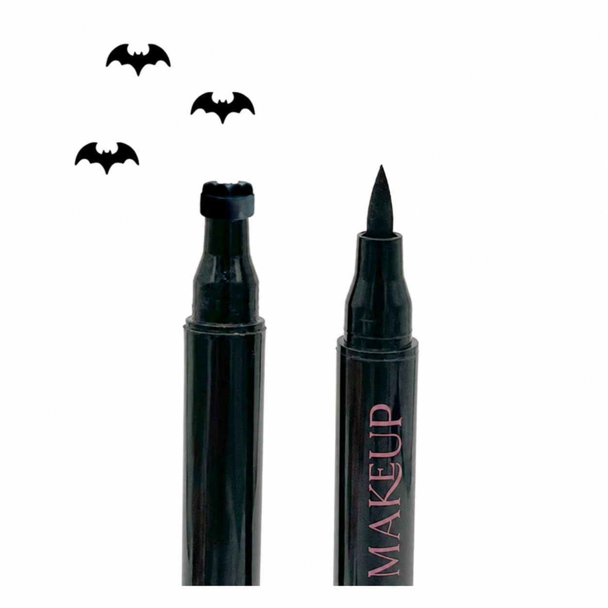Halloween Dual-Ended Stamp Eye - Waterproof Liquid Eyeliner Pen ulasan dan harga