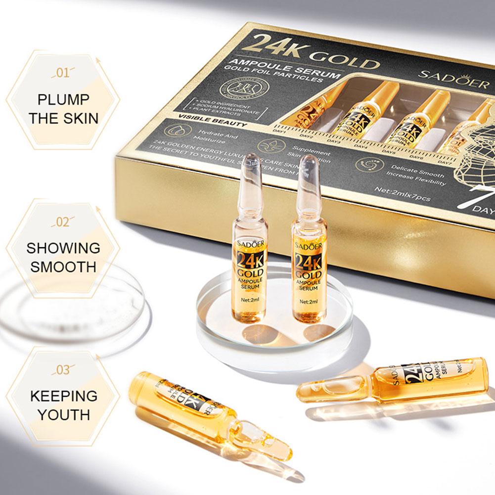 2ml*7 Vials/Box Vitamin C Ampo - Hyaluronic Acid Facial Serum ulasan dan harga