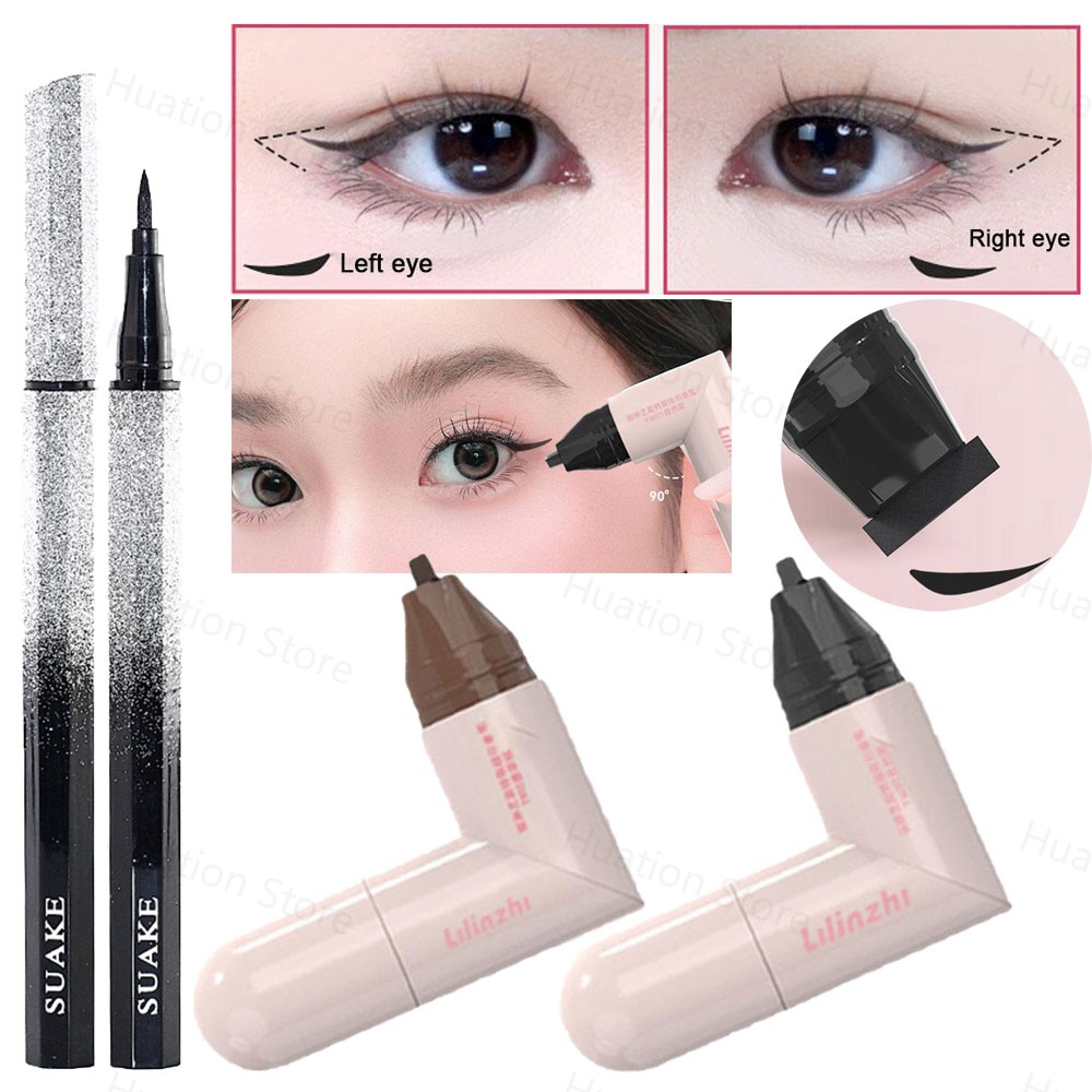 DIY Rotate Eyeliner Stamp Inte - Waterproof Liquid Eyeliner Pen ulasan dan harga