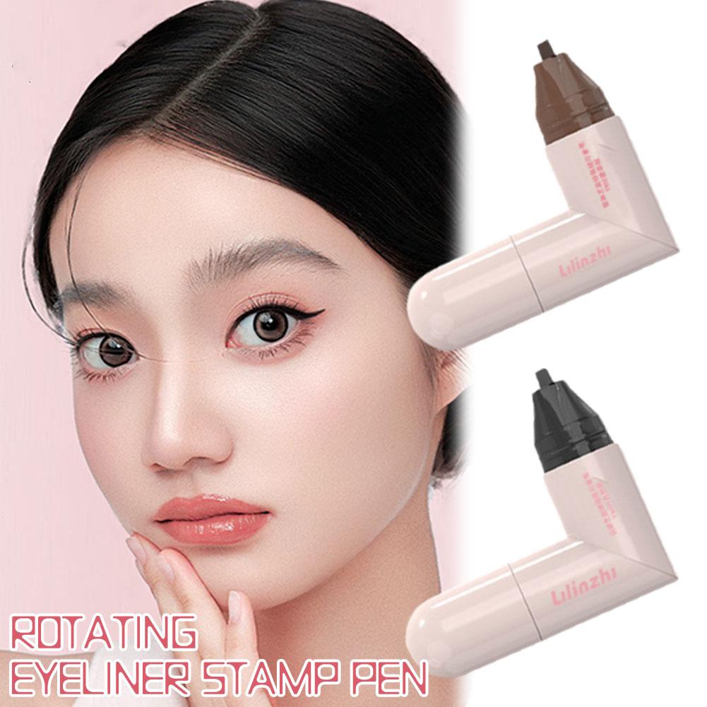 DIY Rotate Eyeliner Stamp Inte - Waterproof Liquid Eyeliner Pen ulasan dan harga