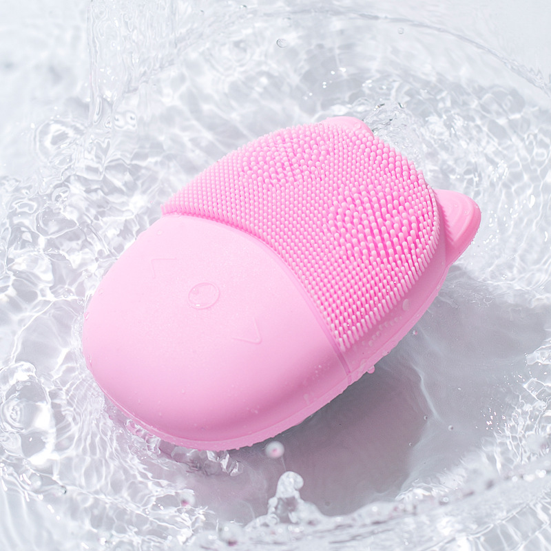 Ultrasonic Electric Facial Cle - Silicone Face Scrubber Electric ulasan dan harga
