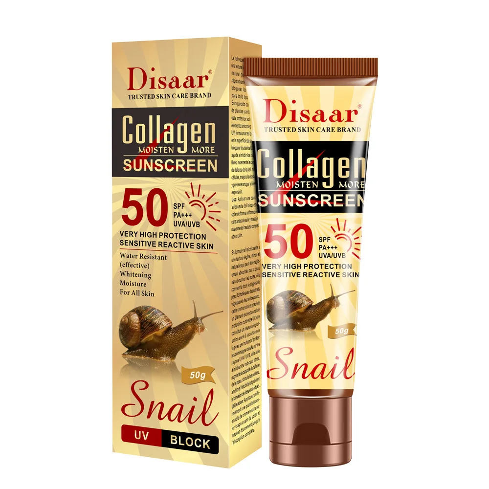 Disaar Bone Collagen Sunscreen - Spf 50 Waterproof Sunscreen ulasan dan harga