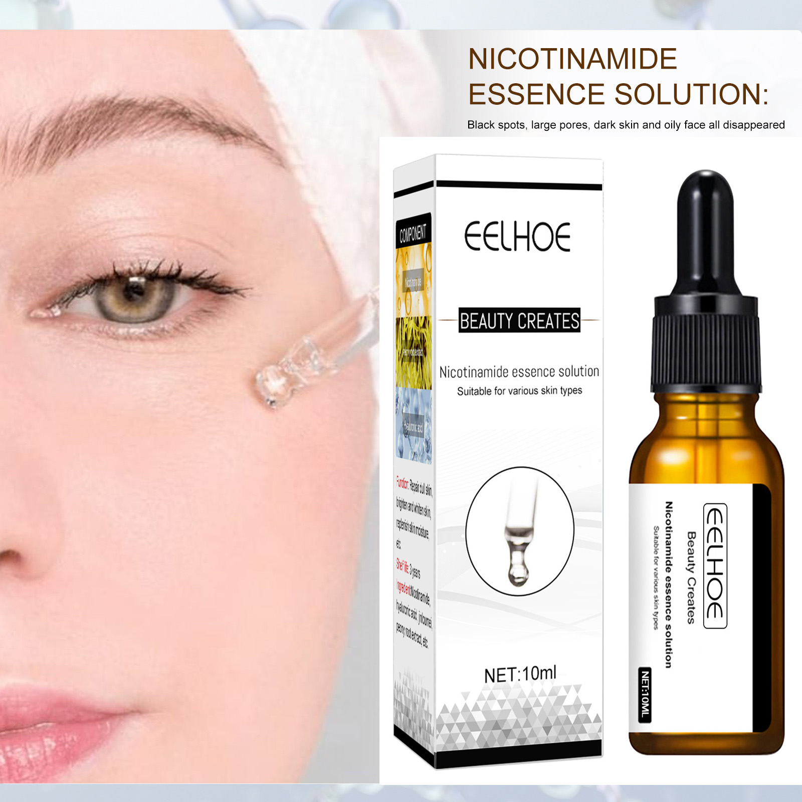 Whitening Face Serum Shrink Po - Niacinamide Pore Shrinking Essence ulasan dan harga