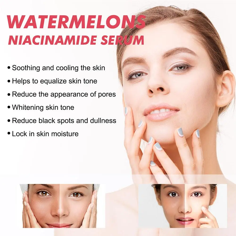 Watermelon Glow Niacinamide Mo - Hyaluronic Acid Facial Serum ulasan dan harga