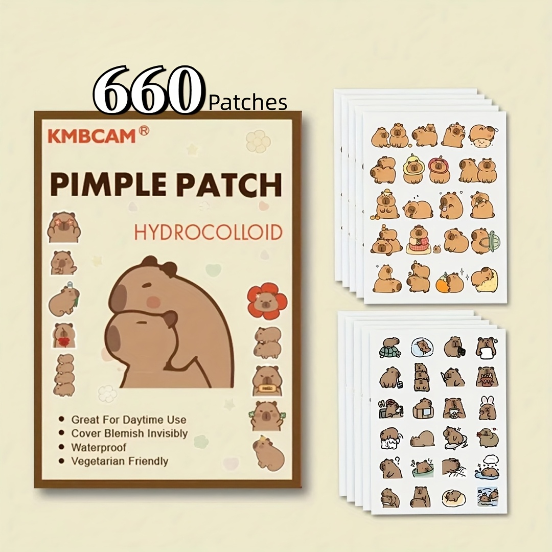 Capybara Shaped Pimple Patches - Skincare ulasan dan harga