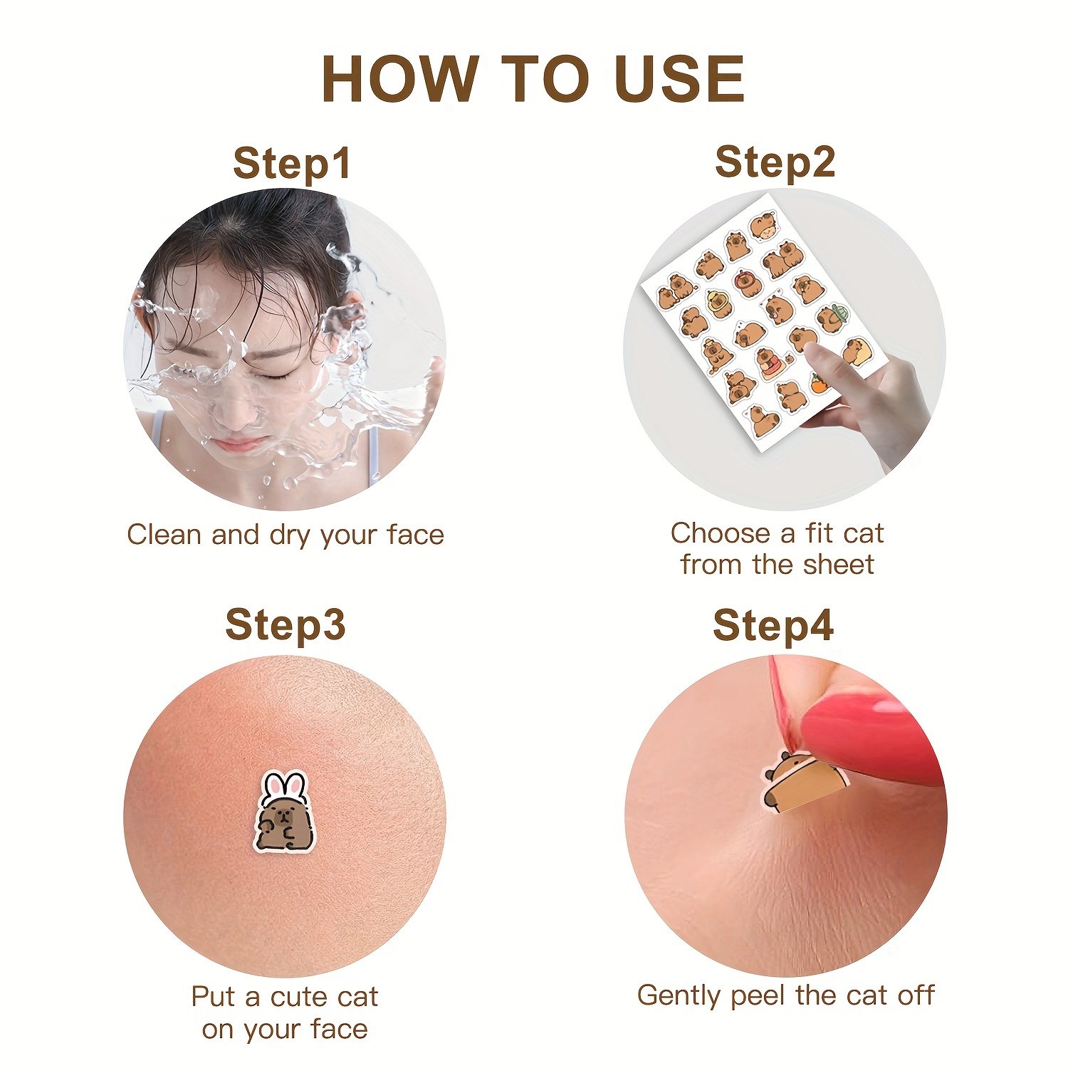 Capybara Shaped Pimple Patches - Skincare ulasan dan harga
