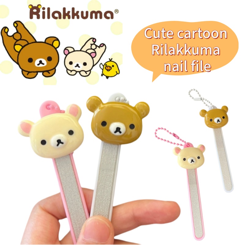 Rilakkuma cartoon anime nail a - Nail Art ulasan dan harga