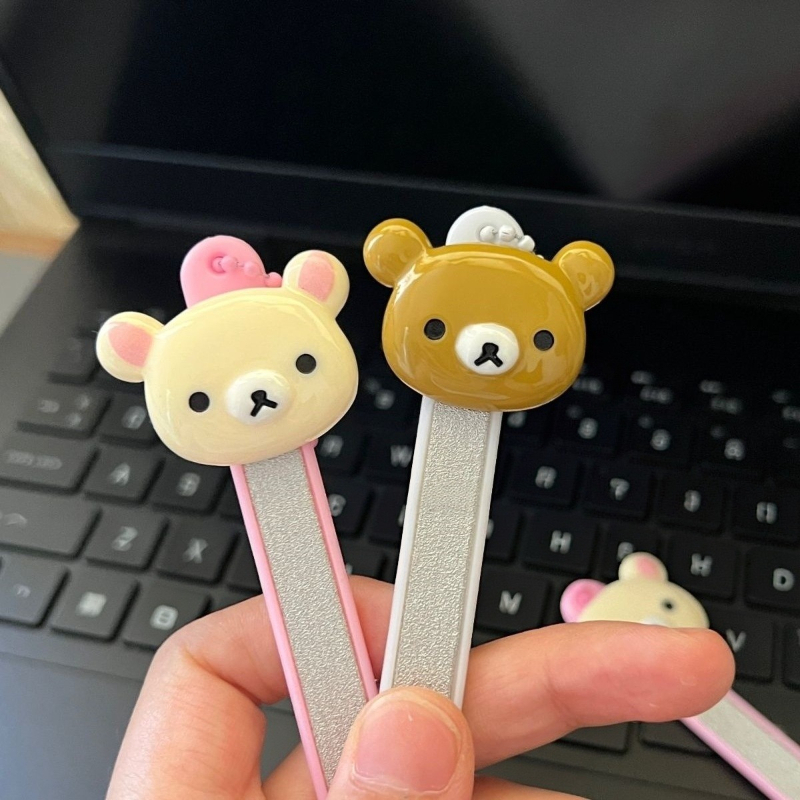 Rilakkuma cartoon anime nail a - Nail Art ulasan dan harga