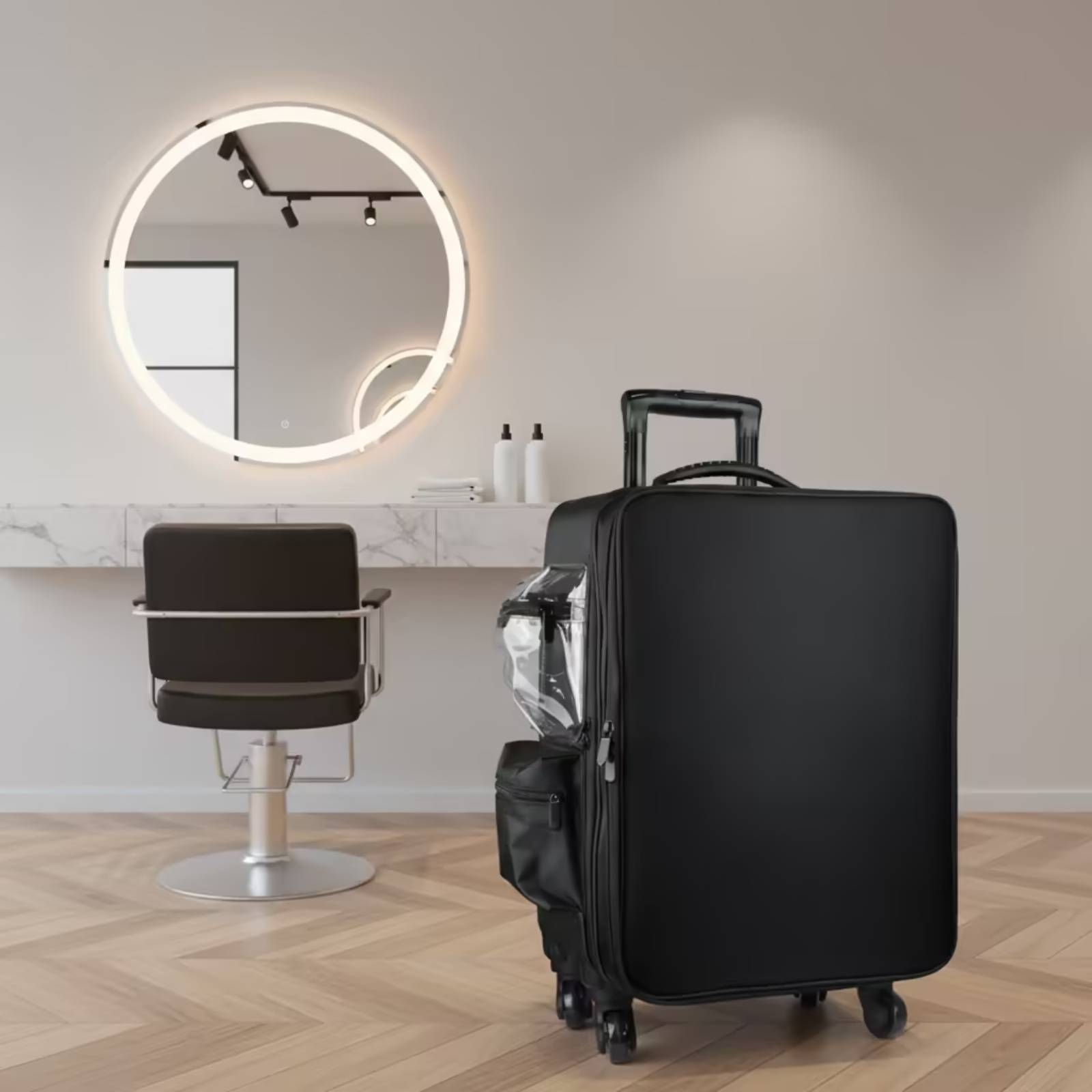 Makeup Case with Rotating Whee - Makeup ulasan dan harga