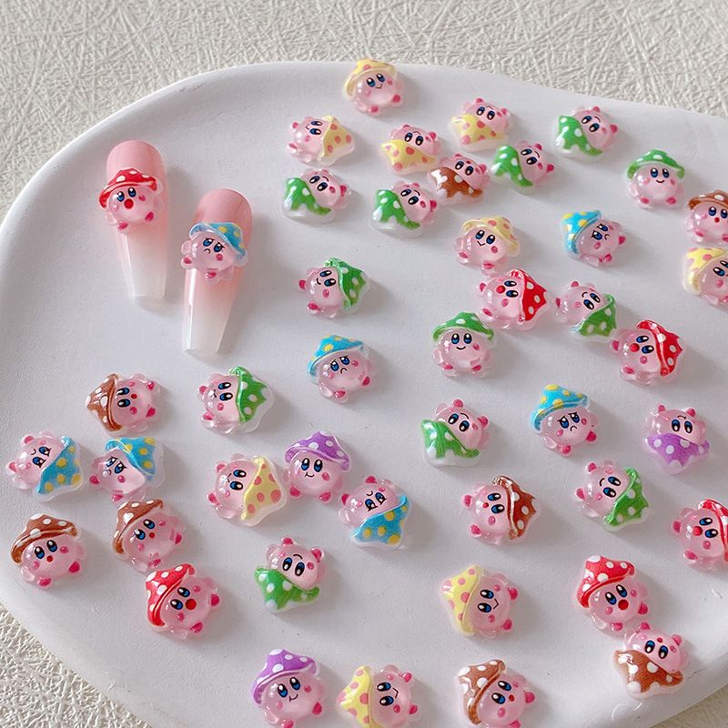 2/10/20pcs Kirby Nail Charms 3 - Nail Art ulasan dan harga