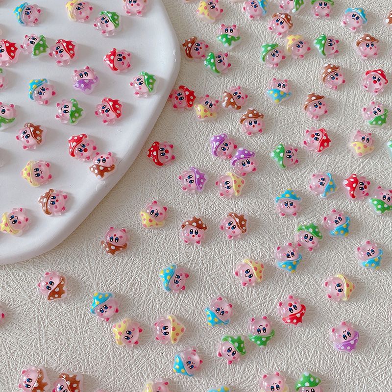 2/10/20pcs Kirby Nail Charms 3 - Nail Art ulasan dan harga