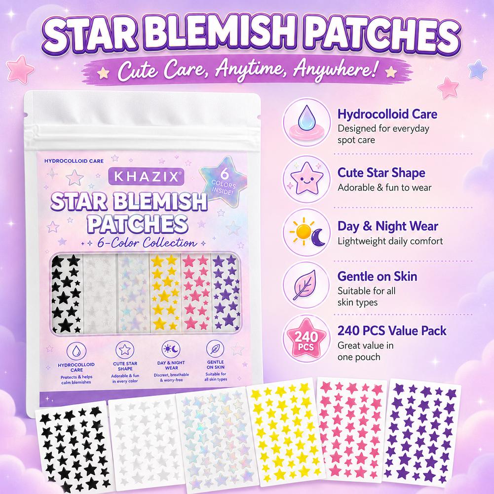 240PCS Star Pimple Patches For - Hydrocolloid Pimple Patch ulasan dan harga