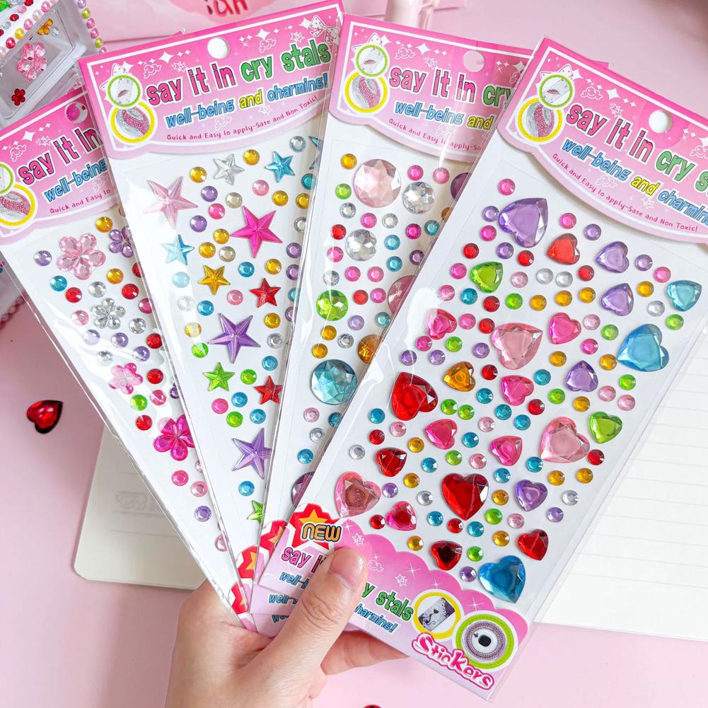 Self-Adhesive Face Rhinestones - Nail Art ulasan dan harga