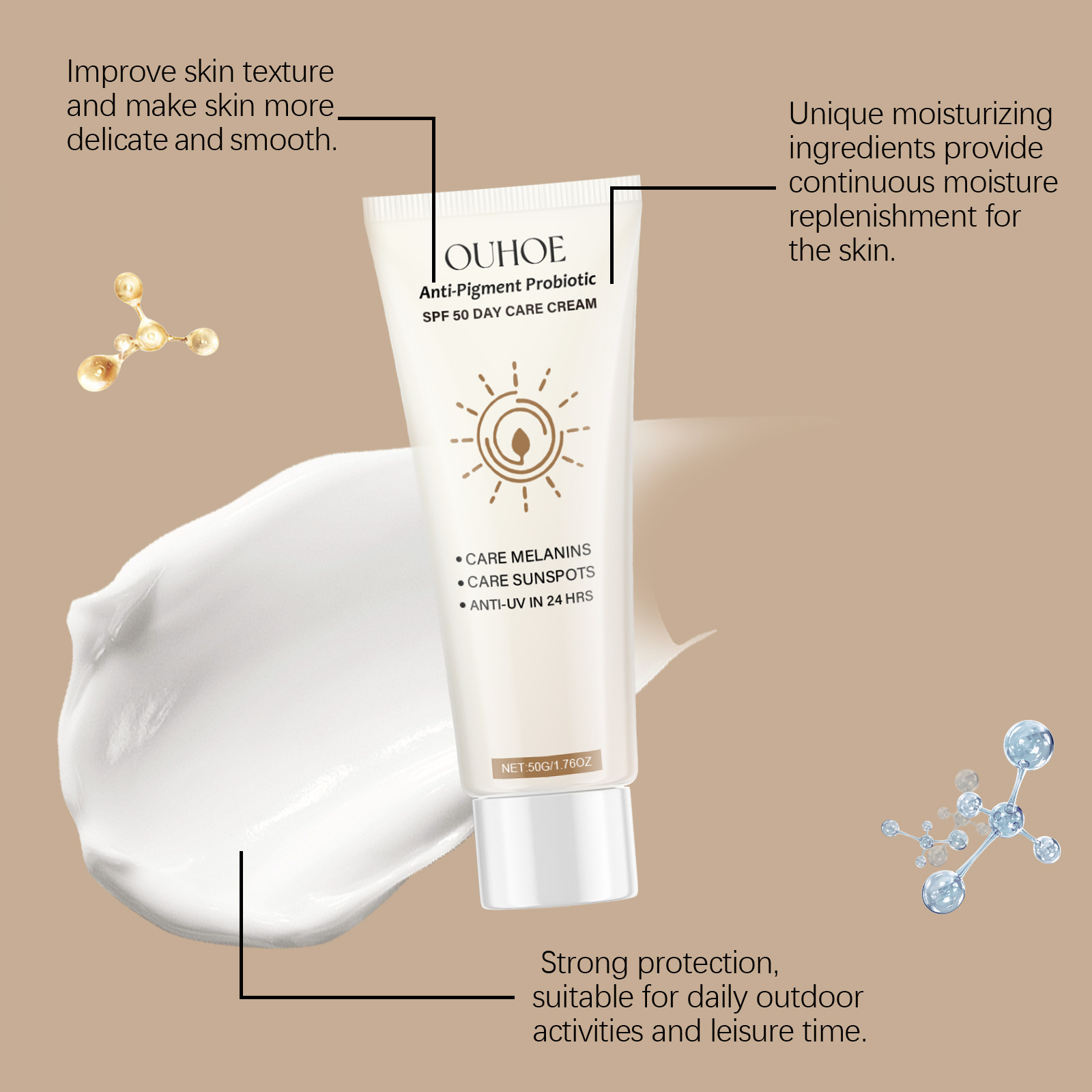 SPF50 Sunscreen Defensing Ultr - Spf 50 Waterproof Sunscreen ulasan dan harga