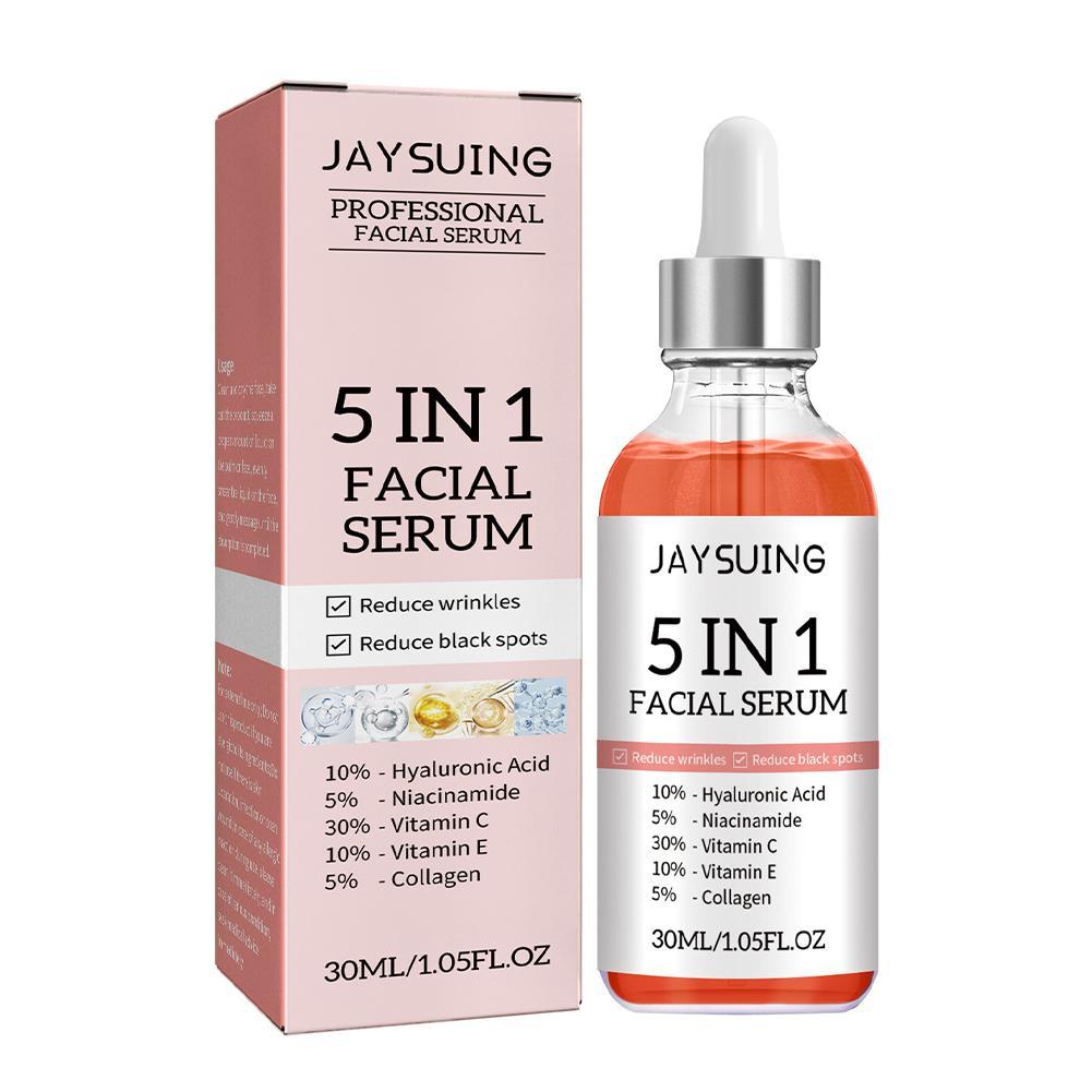 5-in-1 Vitamin C & Hyaluronic  - Niacinamide Pore Shrinking Essence ulasan dan harga