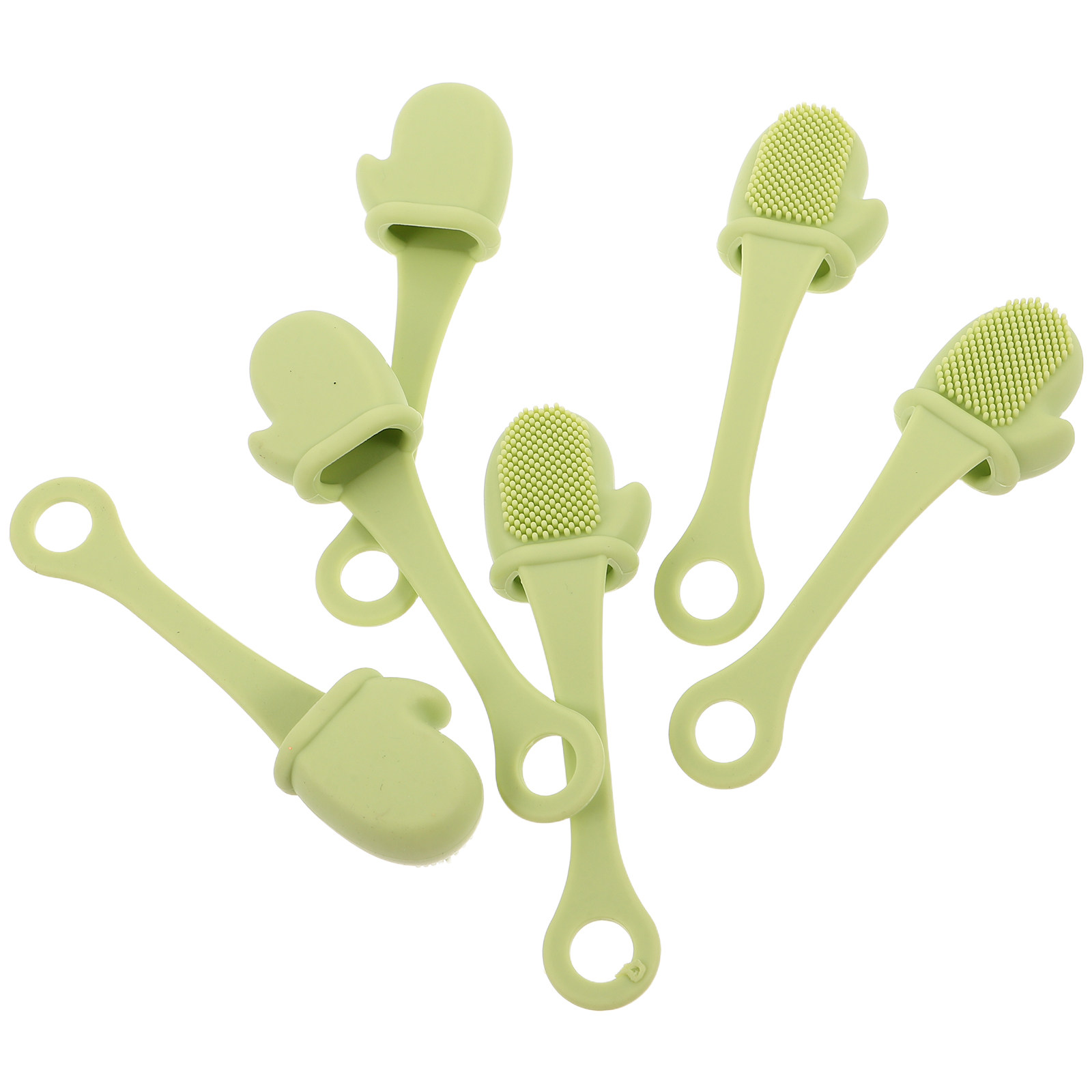 6Pcs Facial Silicone Cleansing - Silicone Face Scrubber Electric ulasan dan harga