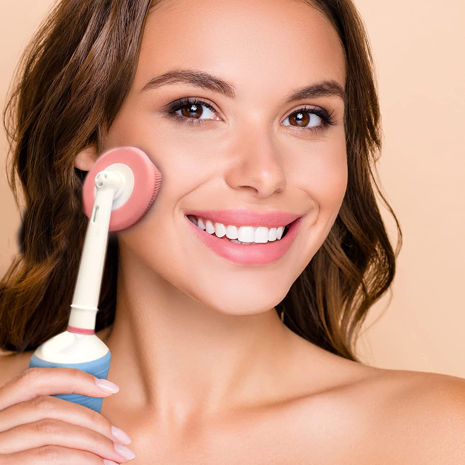 Facial Cleansing Brush Replace - Silicone Face Scrubber Electric ulasan dan harga