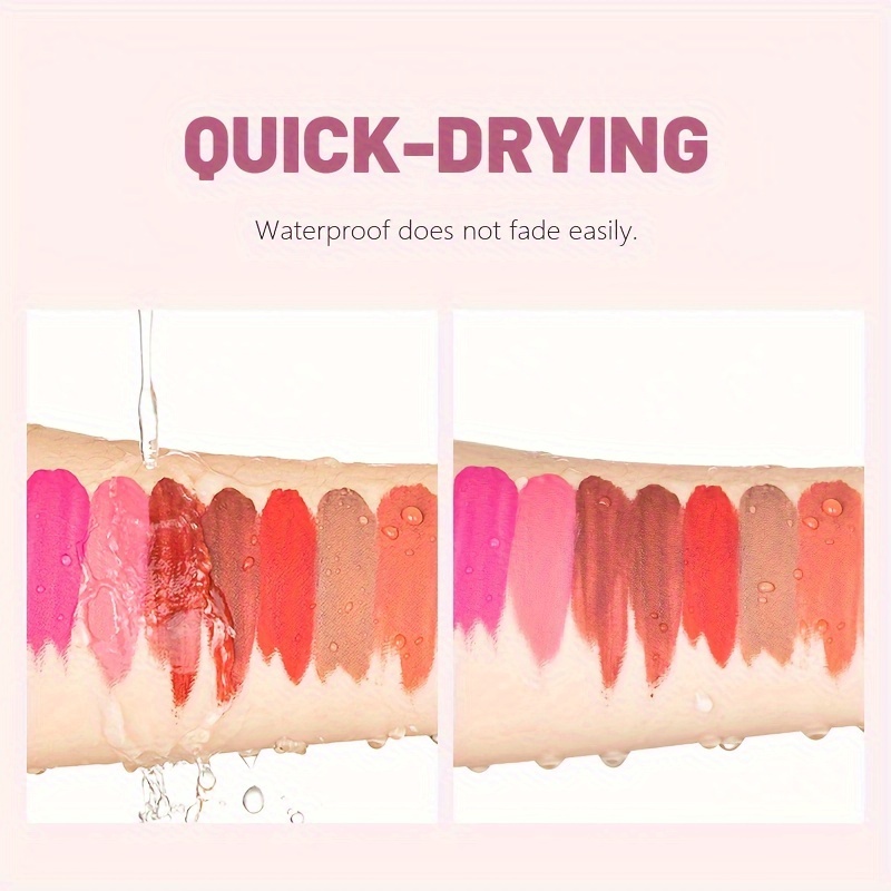 1pcs Waterproof Matte Velvet L - Matte Velvet Lip Tint Long Lasting ulasan dan harga