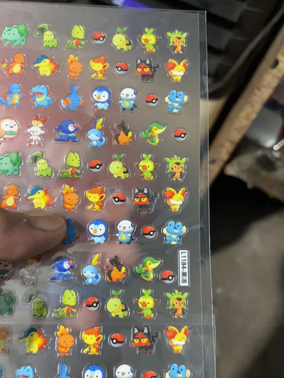 Pokémon Nail Stickers Charmand - Nail Art ulasan dan harga