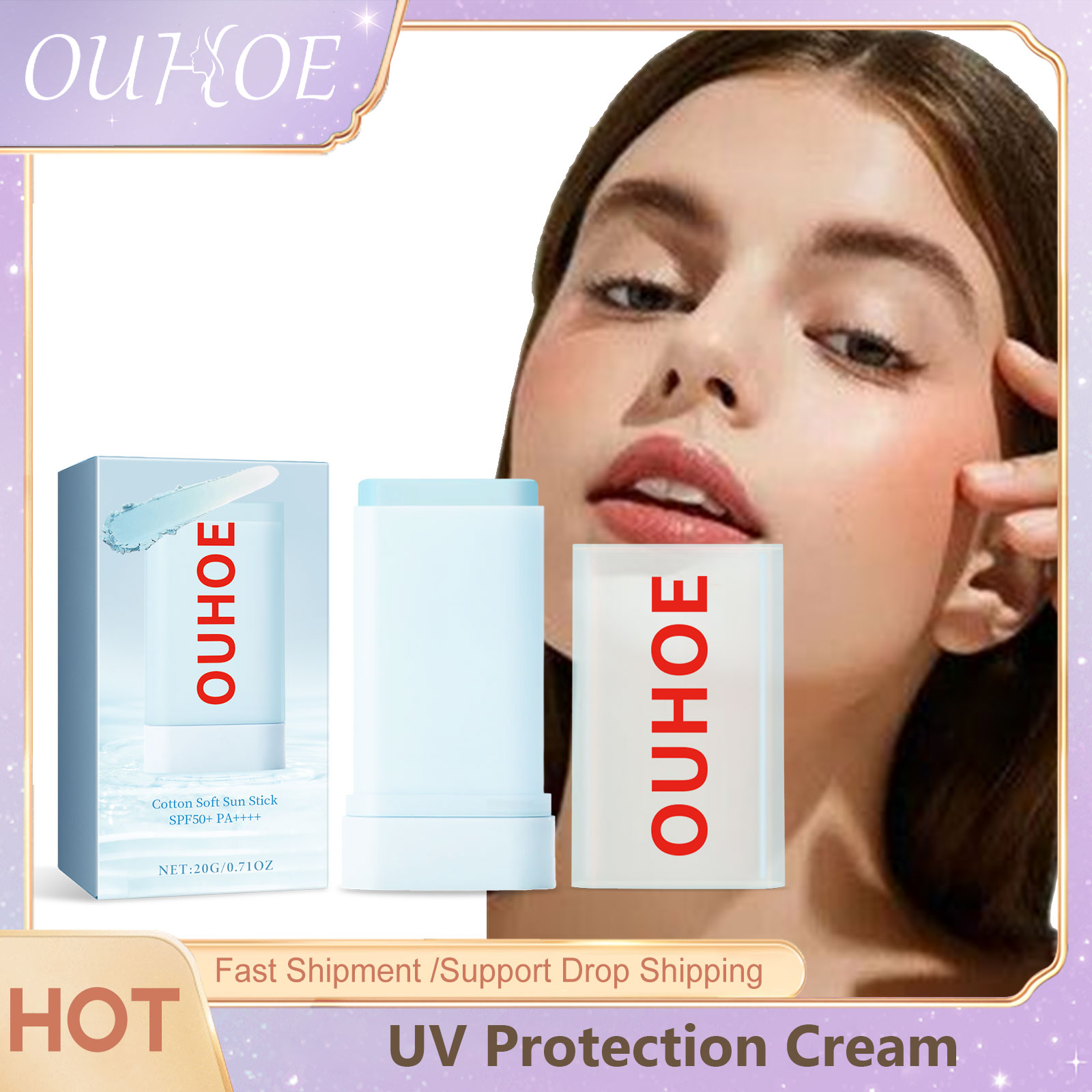 OUHOE UV Protection Cream Spf  - Spf 50 Waterproof Sunscreen ulasan dan harga