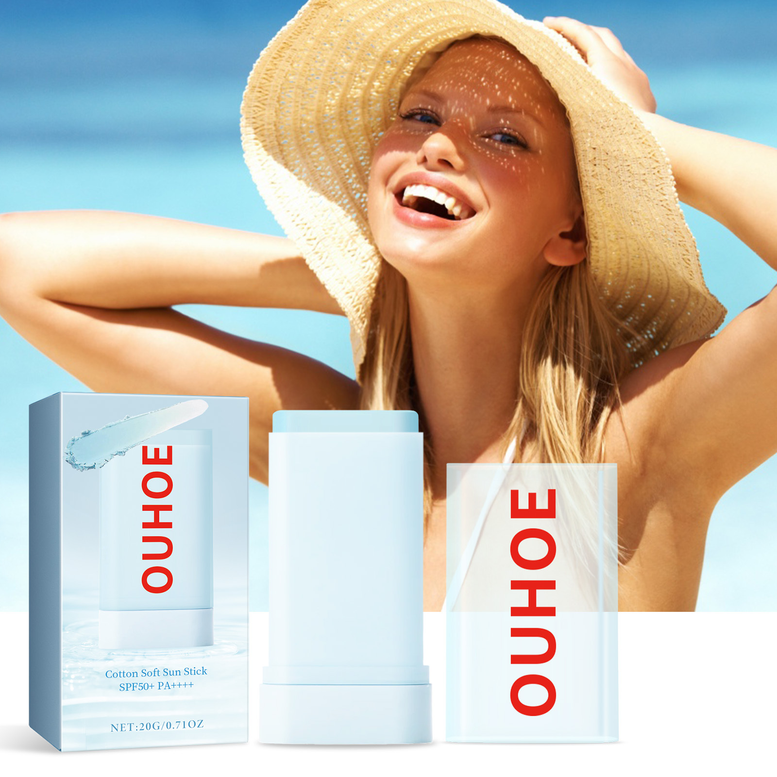 OUHOE UV Protection Cream Spf  - Spf 50 Waterproof Sunscreen ulasan dan harga