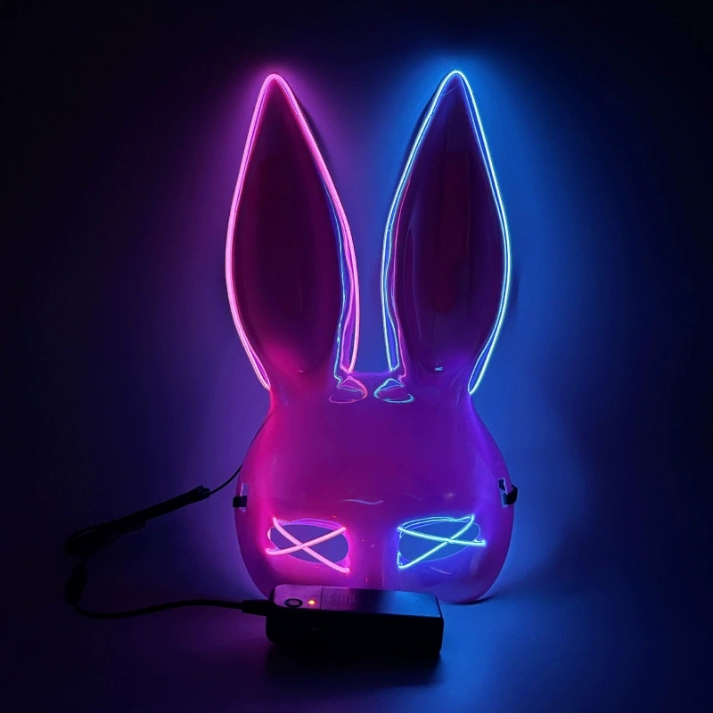 Glowing Bunny Girl Led Light U - Led Light Therapy Face Mask ulasan dan harga