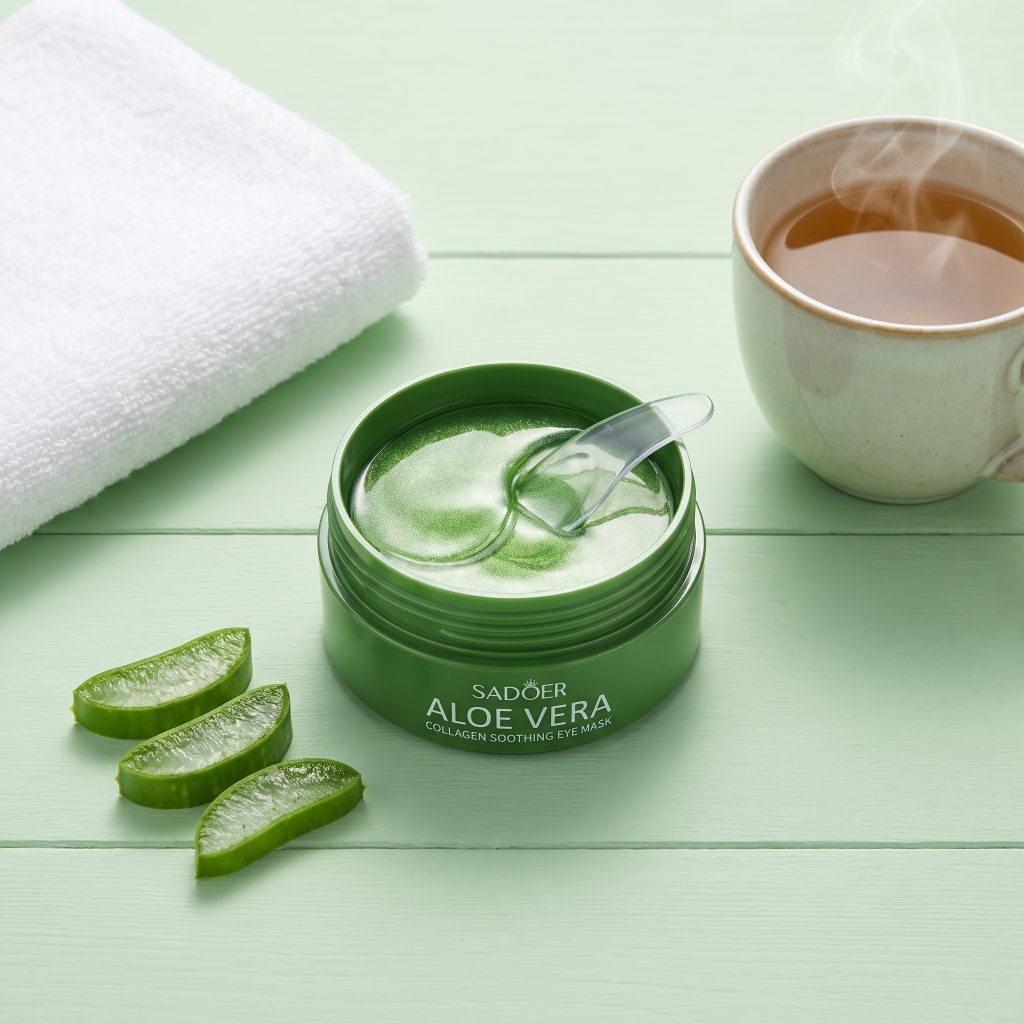 60pcs Aloe Vera Collagen Eye M - Collagen Under Eye Patches ulasan dan harga