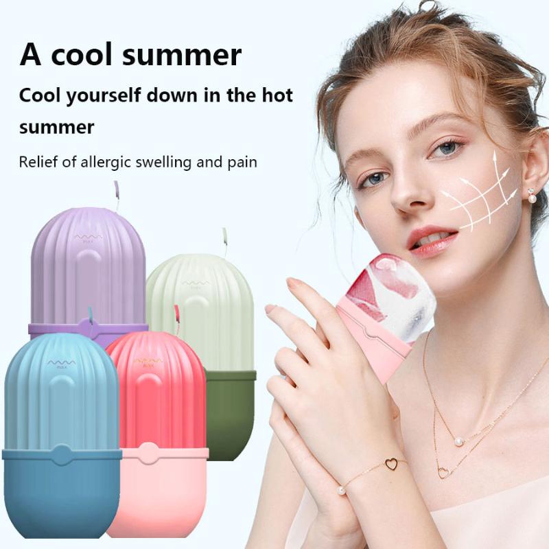 Silicone Ice Cube Face Roller  - Face Ice Roller Puffiness ulasan dan harga