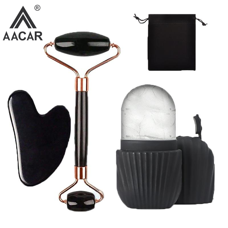 Ice Face Roller Set 2 in 1 Gua - Face Ice Roller Puffiness ulasan dan harga